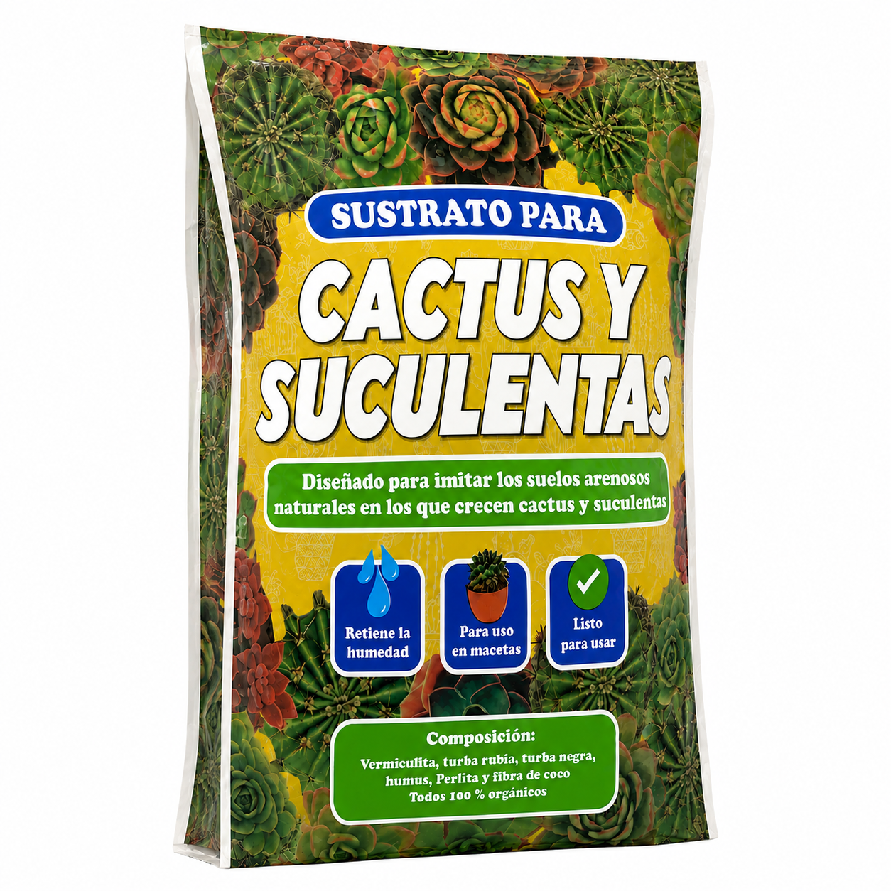 Sustrato Suculentas y Cactus 2.5 Lt - Organic Life - vista 5