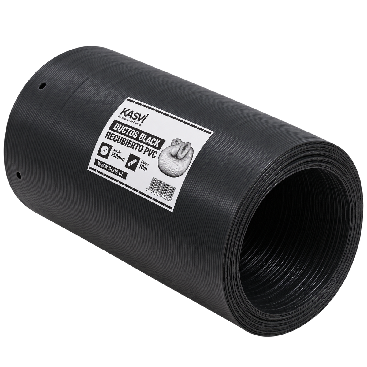 Ducto Black (Recubierto PVC) 200MM 10M - Kasvi - vista 3