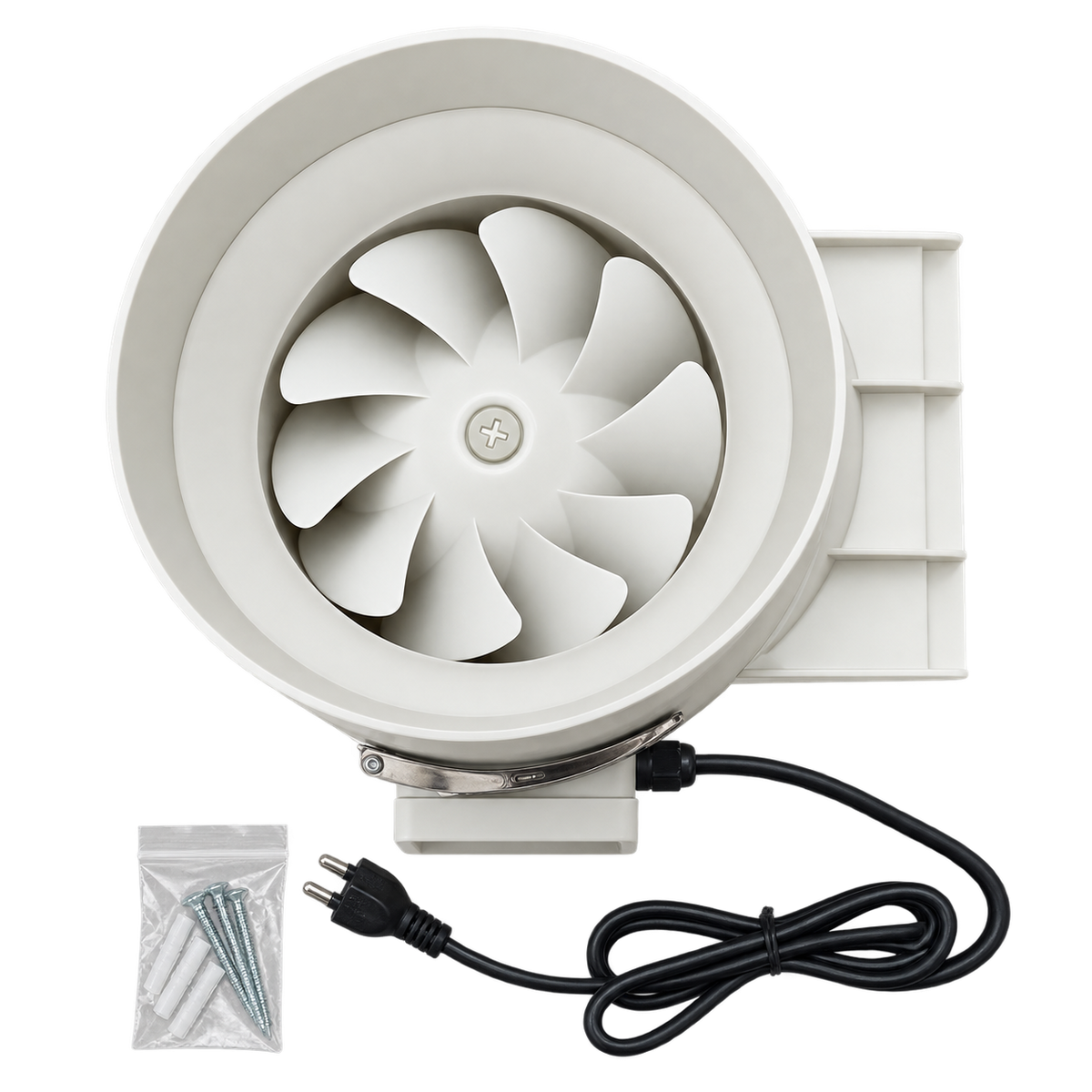 Extractor Tt 200MM 910 M3/H con Cable - Kasvi