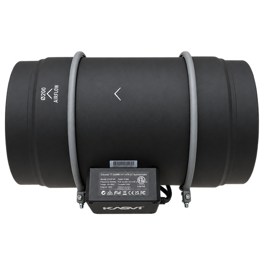 Extractor Tt 200MM 1411 M3/H EC Automatizable - Kasvi