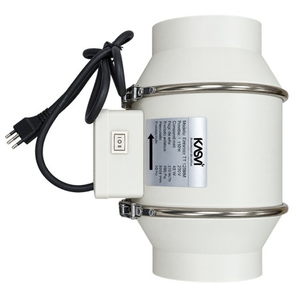 Extractor Tt 125MM 312 M3/H con Cable - Kasvi - vista 4