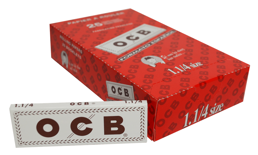 Papelillo Blanco Display 25U 1.25 - Ocb - vista 2