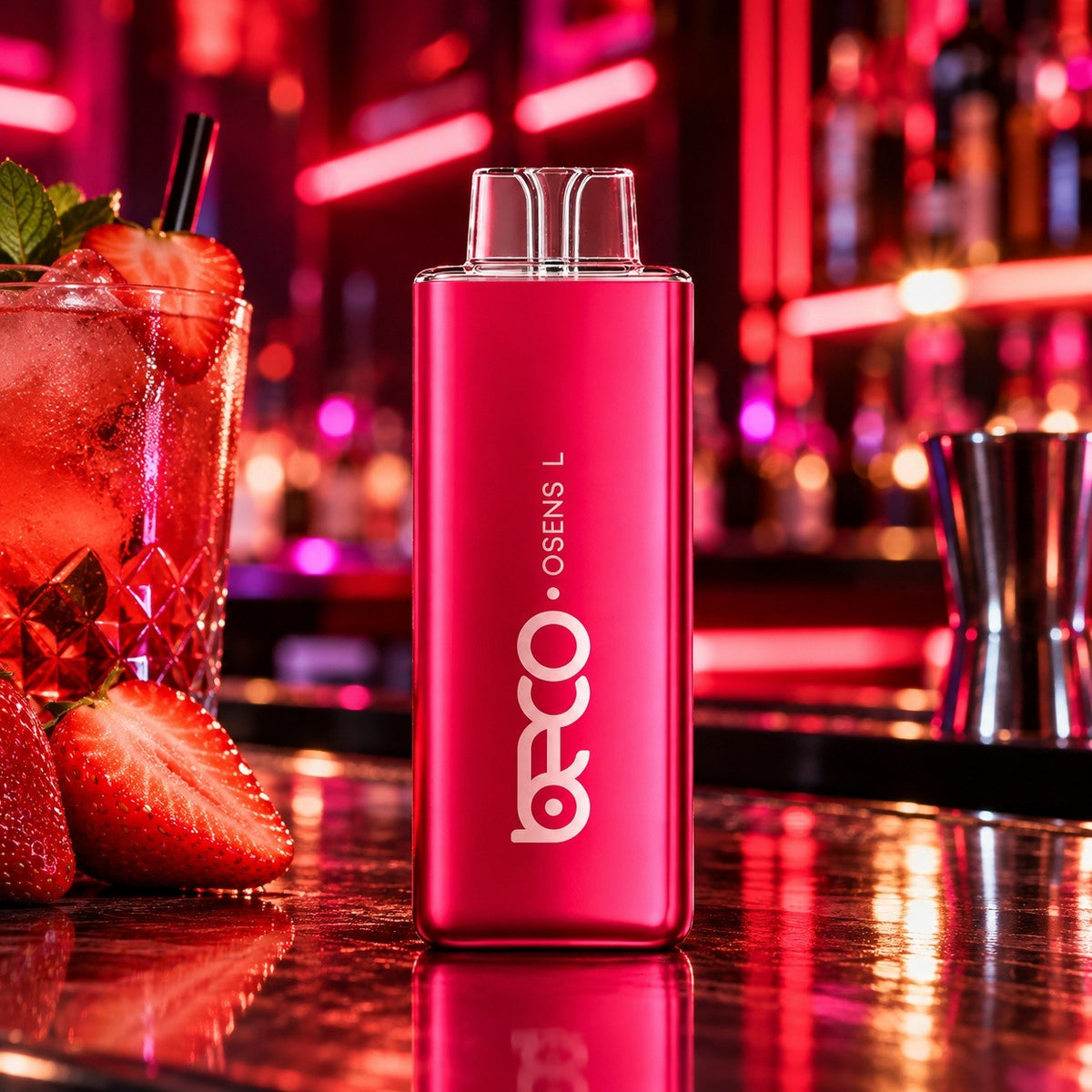 Vaporizador Osens L Energy Strawberry 7000 Puffs 0% Nicotina - Beco - vista 3