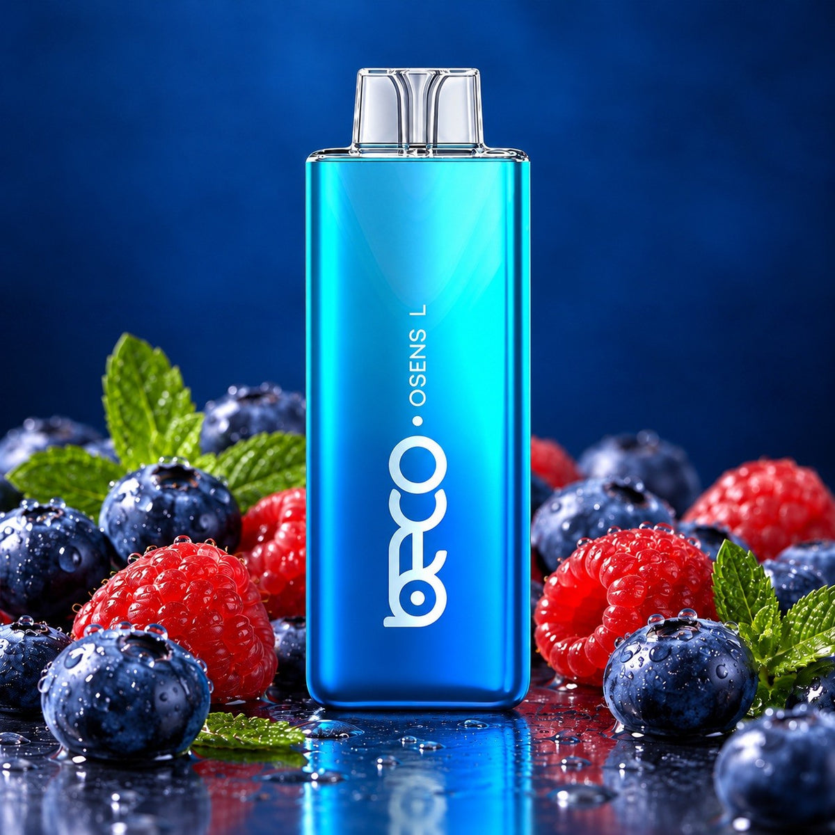 Vaporizador Osens L Blueberry Raspberry 7000 Puffs 0% Nicotina - Beco - vista 4