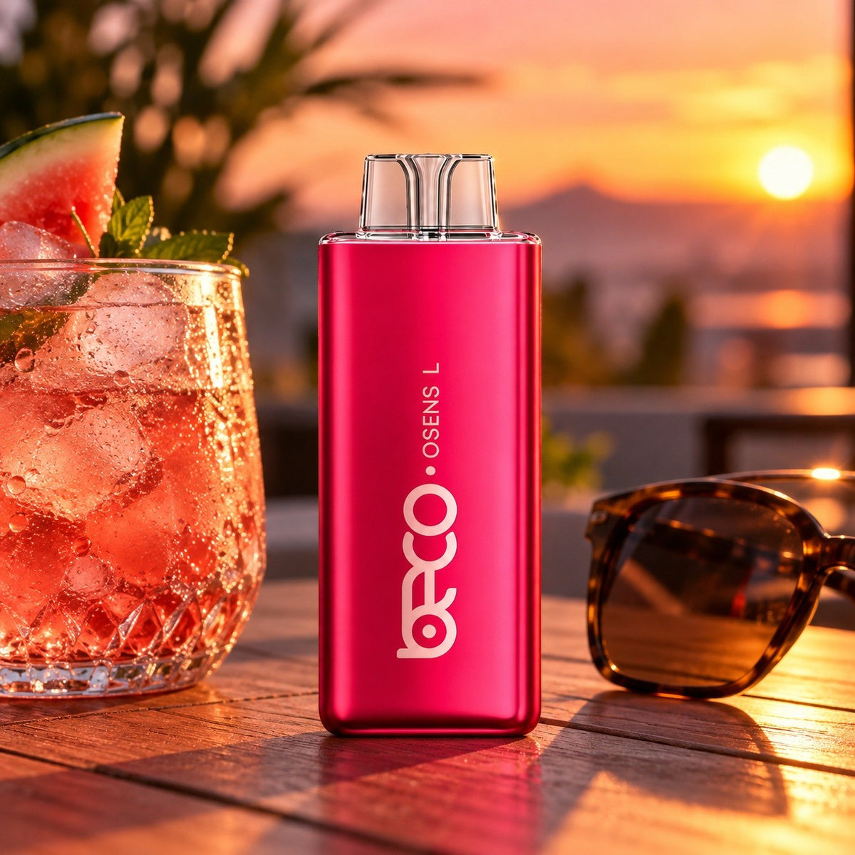 Vaporizador Osens L Watermelon Ice 7000 Puffs 0% Nicotina - Beco - vista 2