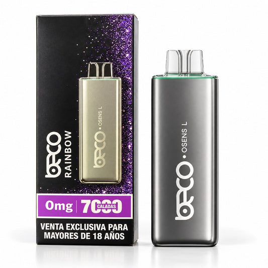 Vaporizador Osens L Rainbow X10 7000 Puffs 0% Nicotina - Beco