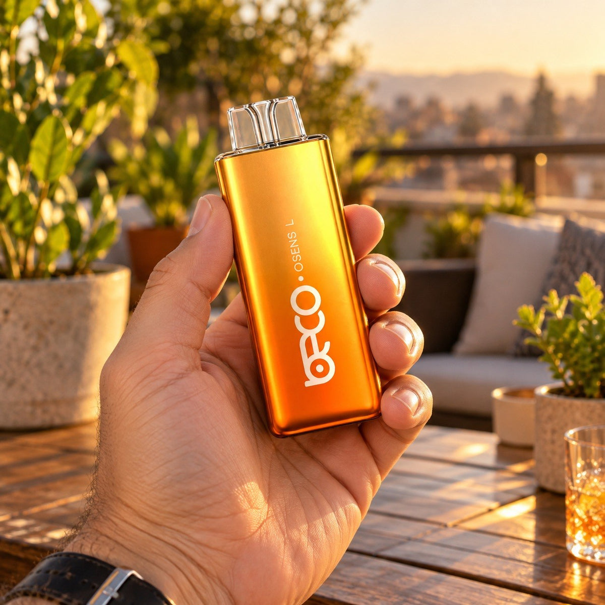 Vaporizador Osens L Peach Mango Ice 7000 Puffs 0% Nicotina - Beco - vista 3