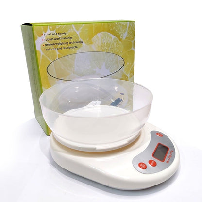 Pesa Gramera Blanca con Bowl 5KG