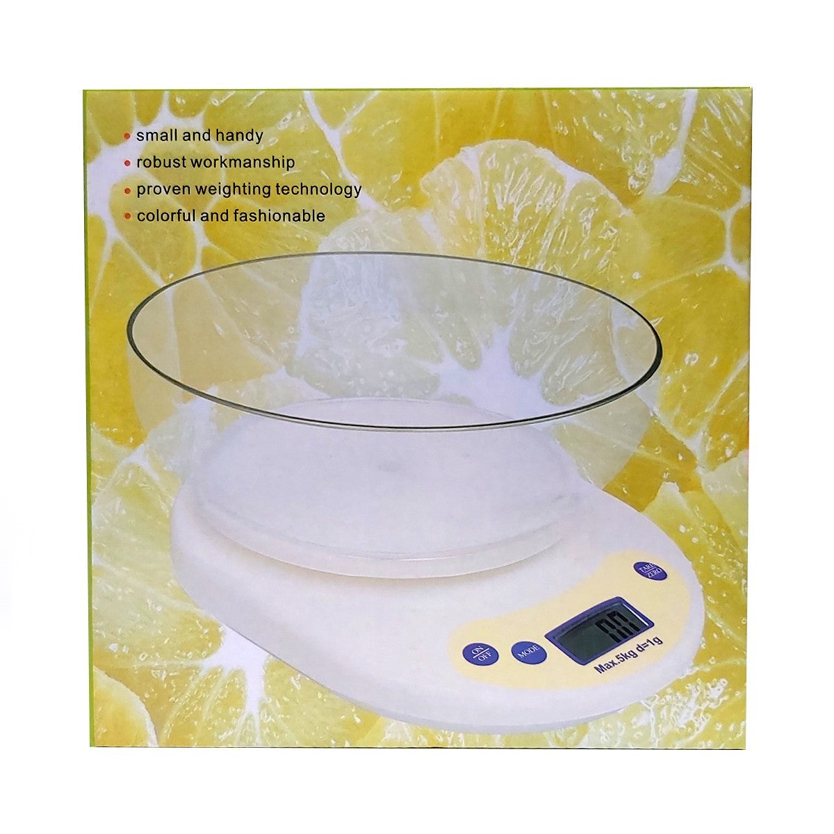 Pesa Gramera Blanca con Bowl 5KG - vista 2