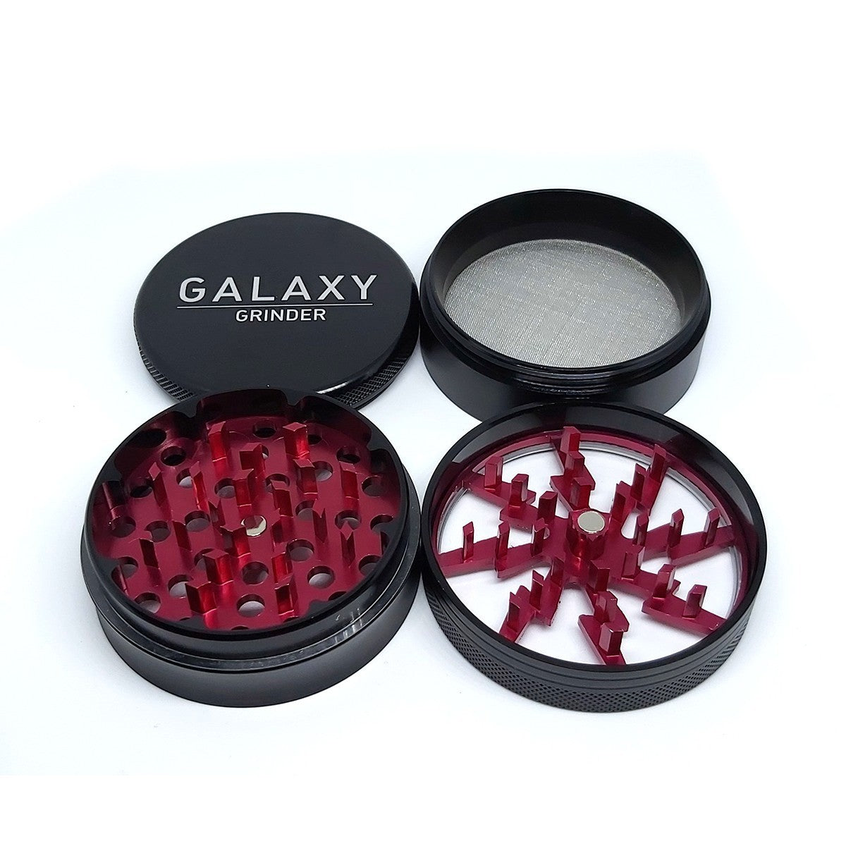 LIGHTNING GRINDER RED 63MM - GALAXY