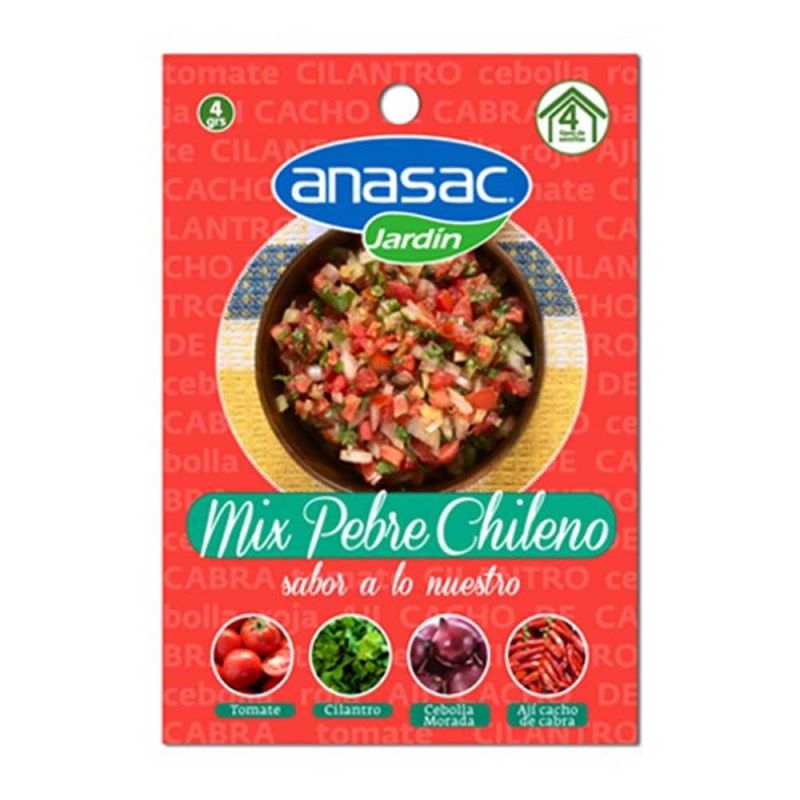 S Sem Mix Pebre Chileno Anasac 4gr