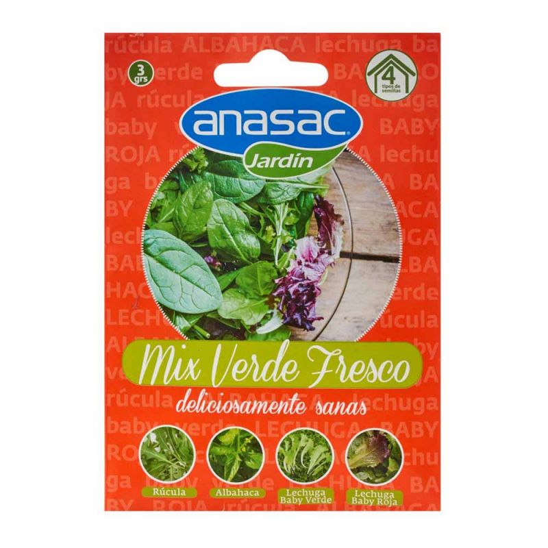 Sem Mix Verde Fresco Anasac (3 Gr)