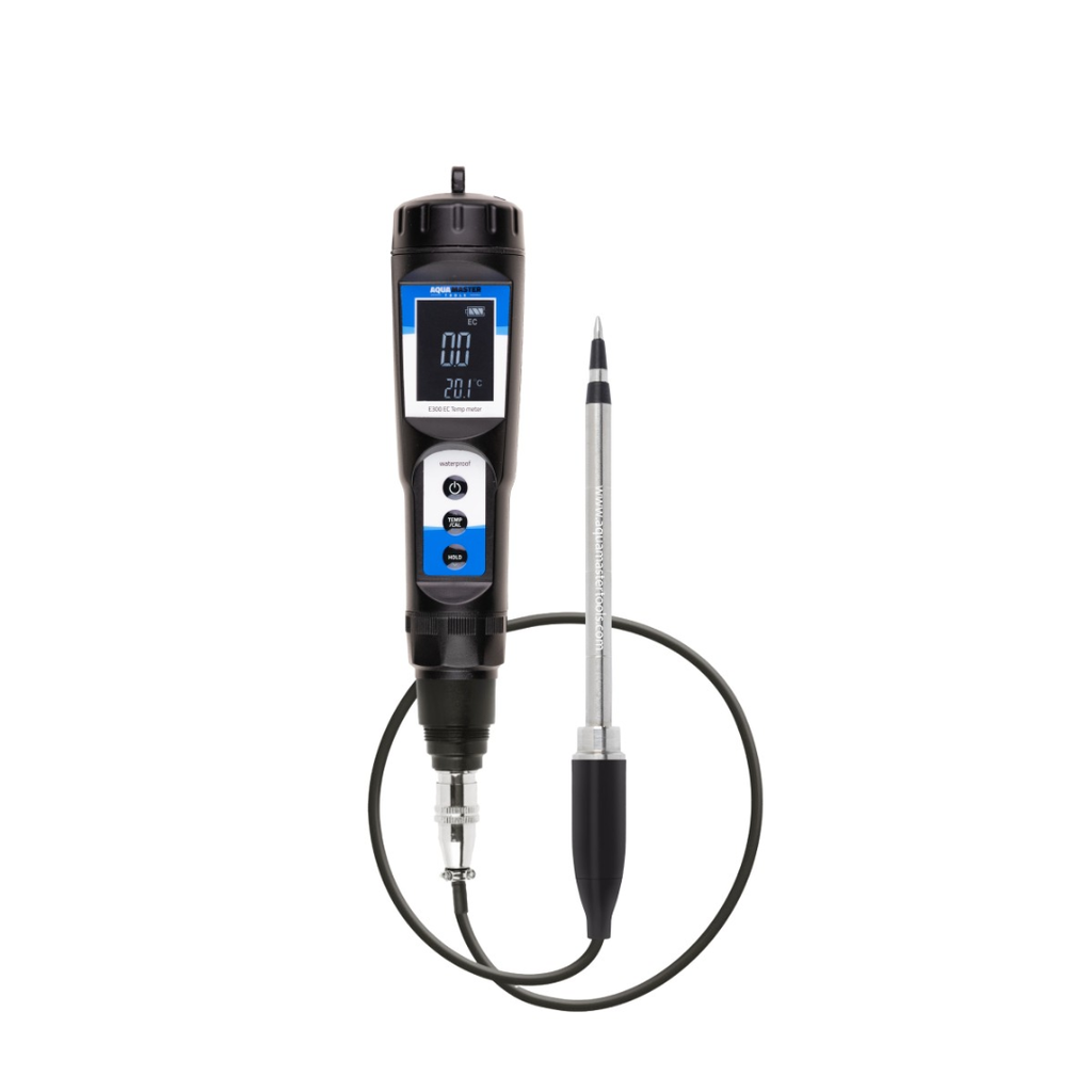 Aquamaster - Medidor EC y Temperatura para Sustrato Modelo E300 PRO2