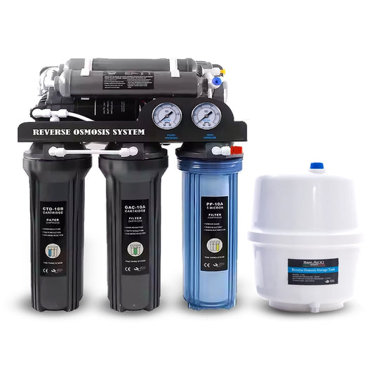 Purificador de Agua Osmosis Inversa 5 Etapas 10" con Bomba