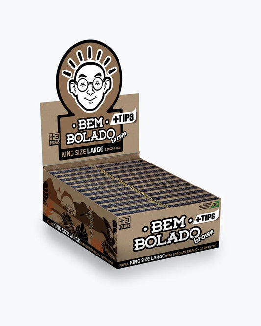 Bem Bolado - Papel Brown King Size Large + Tips
