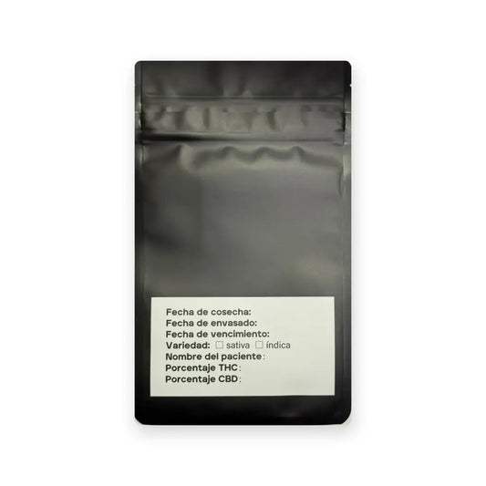 Bolsa Mylar Mediana Mate con Cierre de Seguridad 20,5×12,2CM