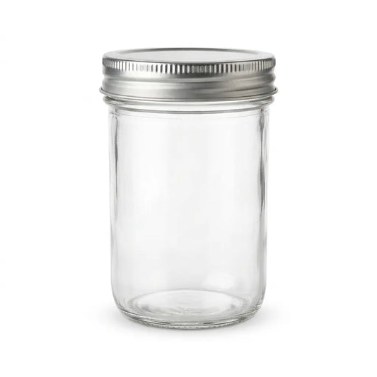 Frasco Mason 250 ml con Tapa Aluminio