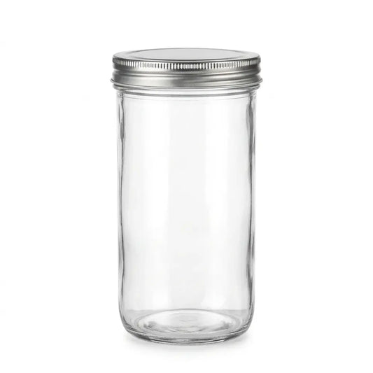 Frasco Mason 1000 ml con Tapa Aluminio