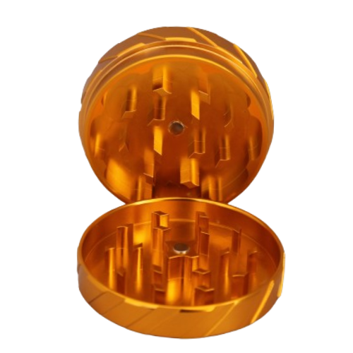 Moledor Metálico Dorado 2PC 60mm