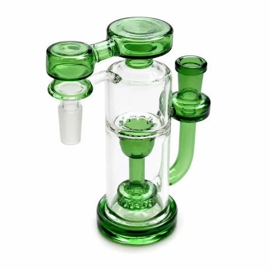 Atrapacenizas Verde 90° Macho 14mm