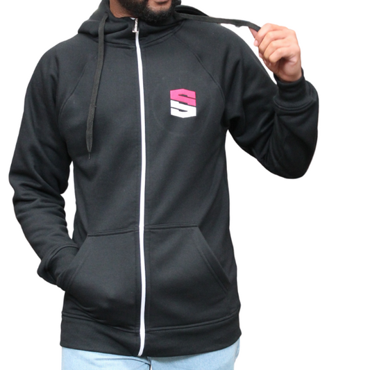Rude Boys - Poleron Secret Smoke Negro con Cierre