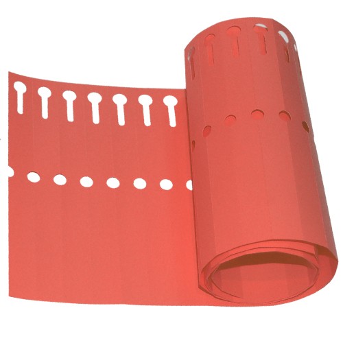 Etiquetas Lazo Roja 1,3X14CM (1000UN)