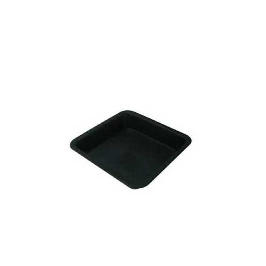 Plato Cuadrado Negro 23,4X23,4X3,1CM (11L/14L/18L) Es