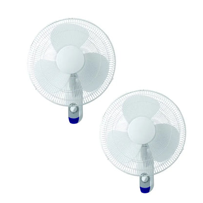 Pack 2 x Ventilador Pared 16" 3 Velocidades