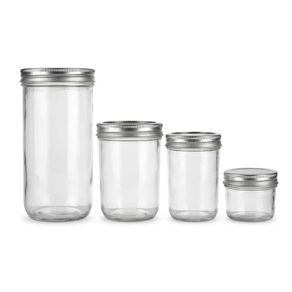 Frasco Mason 100 ml con Tapa Aluminio - vista 2