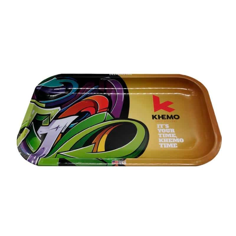 Bandeja Metálica Dorada (Mediana) - Khemo