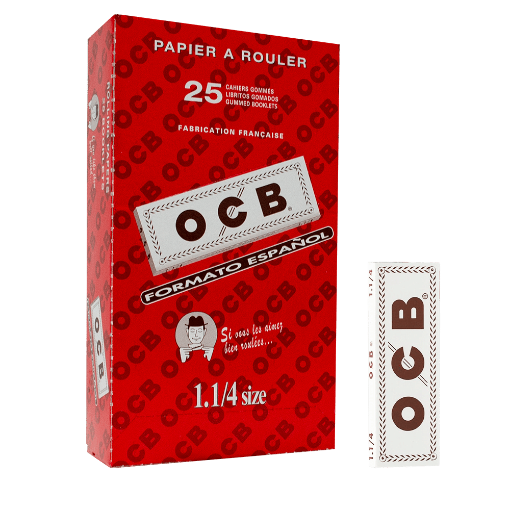 Papelillo Blanco Display 25U 1.25 - Ocb