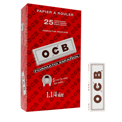 Papelillo Blanco Display 25U 1.25 - Ocb