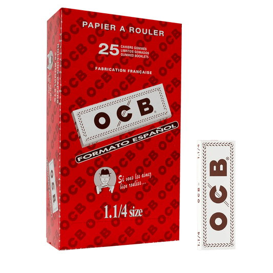 Papelillo Blanco Display 25U 1.25 - Ocb