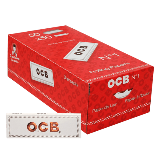Papelillo Blanco Display 50U 5CM - Ocb
