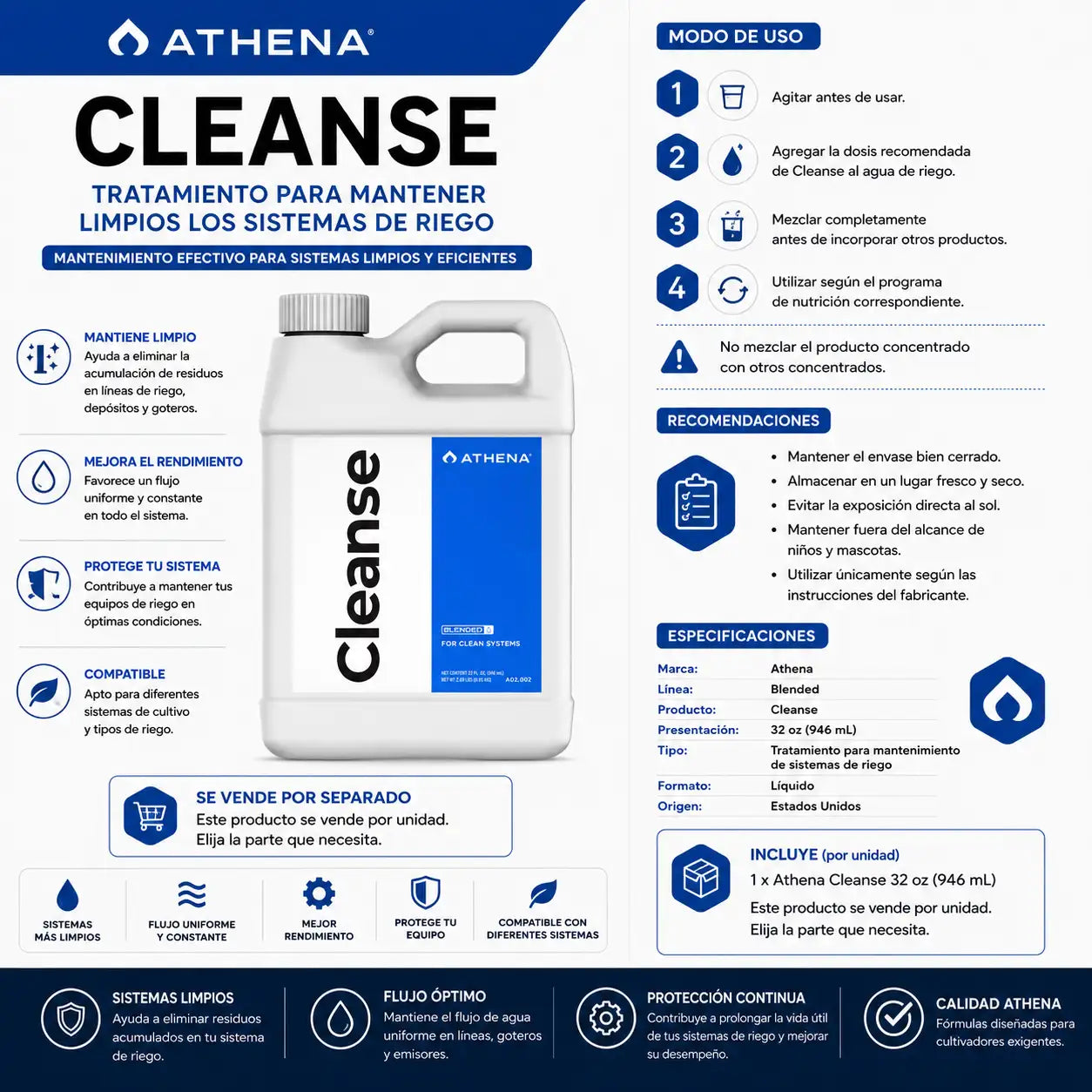 Athena Cleanse 32OZ