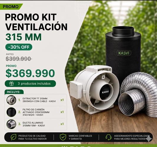 PROMO KIT VENTILACIÓN 315 MM