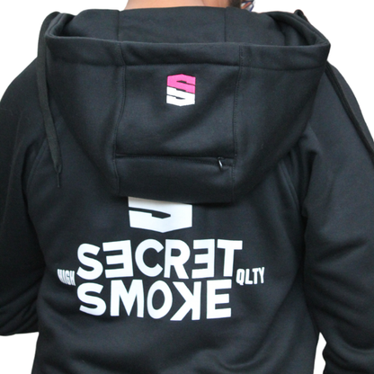 Rude Boys - Poleron Secret Smoke Negro con Cierre - vista 2
