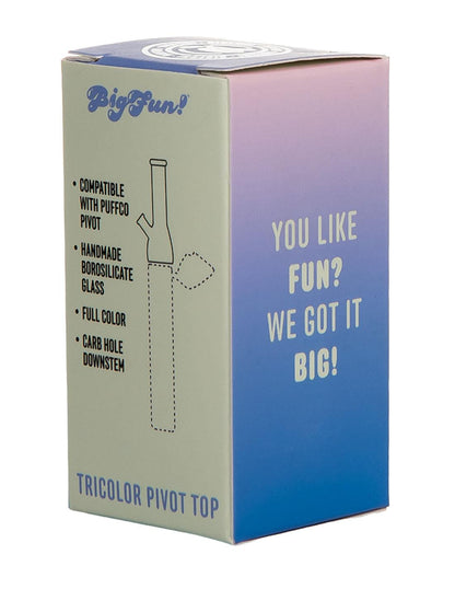 BigFun! Tricolor Top - Vidrio Pivot