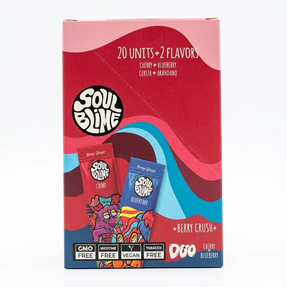 Blunt Hemp Wraps Cherry - Soulblime — el envase de la línea Berry Crush