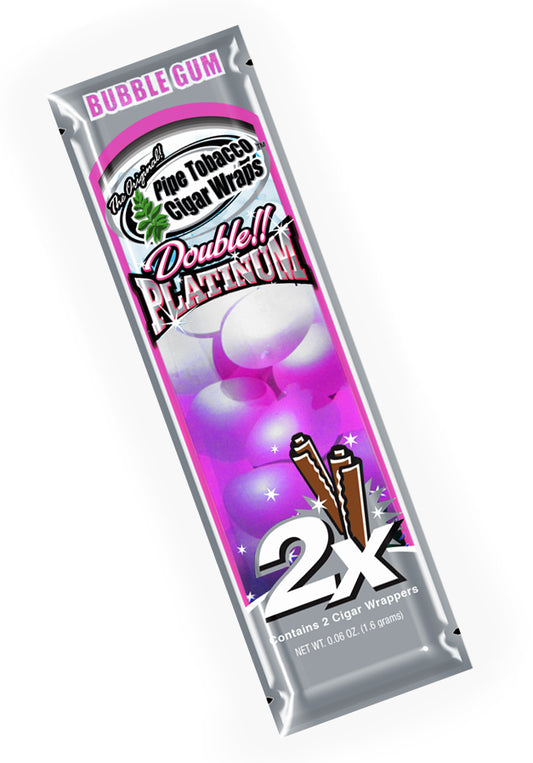 Blunt Platinium X2 Sabor Bubble Gum - Blunt Wrap — el sachet con dos wraps