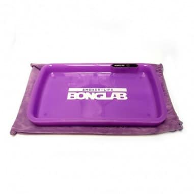 NEON TRAY BANDEJA ENROLADO LED MORADA - BONGLAB