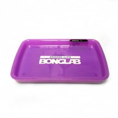 NEON TRAY BANDEJA ENROLADO LED MORADA - BONGLAB