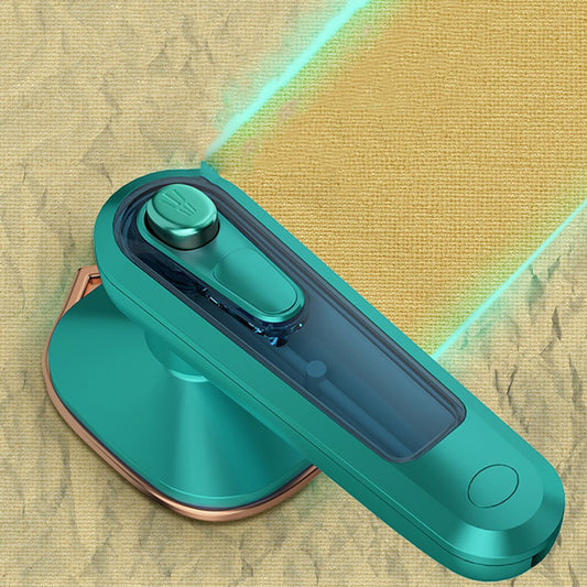 MINI PLANCHA ELÉCTRICA A VAPOR VERDE