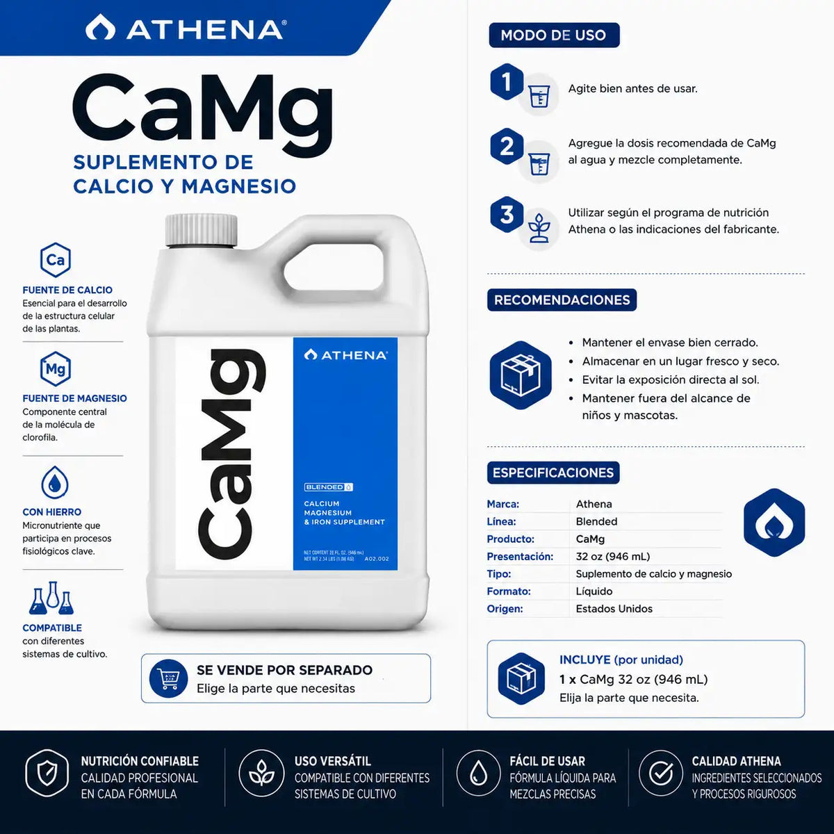 Athena CaMg 32OZ