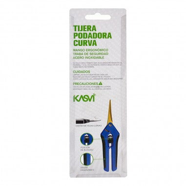 TIJERA PODADORA CURVA 17CM - KASVI