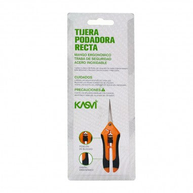 TIJERA PODADORA RECTA 17CM - KASVI